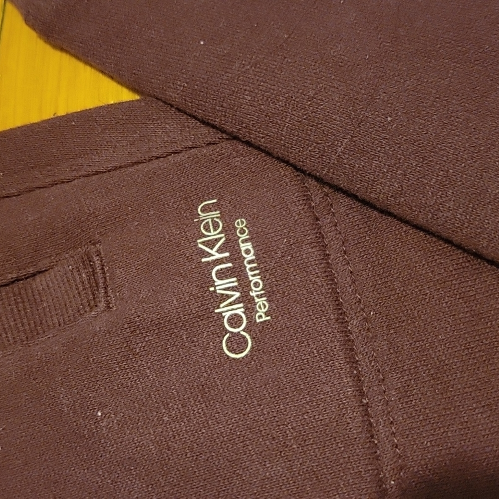 Calvin Klein Burgundy Hoodie Sweatpants Set XS - Picture 6 of 8